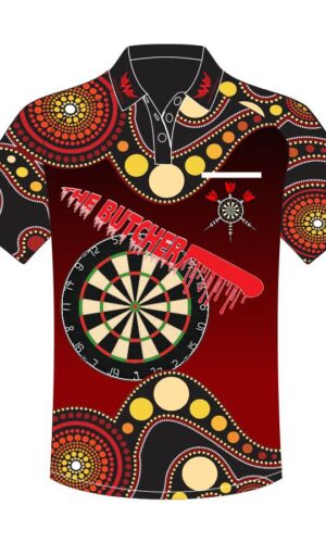 "Stylish and comfortable dart shirts by Widox Sportswear in Australia, designed for precision and confidence on the dartboard."